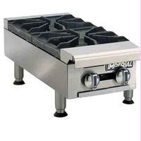 Imperial Gas Hot Plate, (2) Burners, 12”W