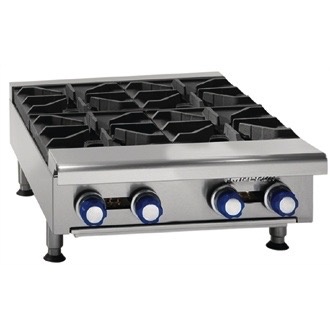 Imperial Gas Hot Plate, (4) Burners, 24”W