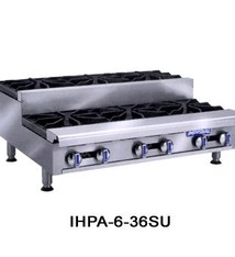 Imperial Gas Hot Plate, (2) Step Up Burners, 12”W