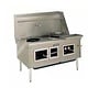 Imperial Chinese Gas Range, (2) Burners, 60” x 41” x 33”