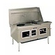 Imperial Chinese Gas Range, (3) Burners, 84” x 41” x 33”