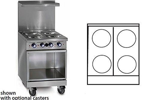 Imperial Electric Range, (4) Plates, (1) Cabinet Base, 24”
