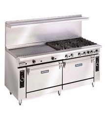 Imperial Electric Range, (6) Plates, (2) Ovens, 24” Griddle, 60”