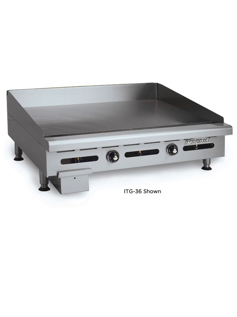 Imperial Electric Countertop Griddle, (2) Burners, 24”