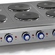 Imperial Countertop Electric Hotplate, (6) Burners, 36”W