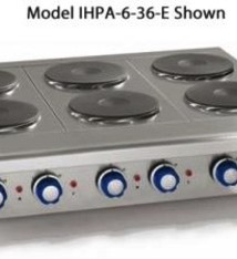 Imperial Countertop Electric Hotplate, (8) Burners, 48”W