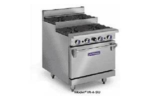 Imperial Range, (12) Step-up Burners, (2) Ovens, 72”