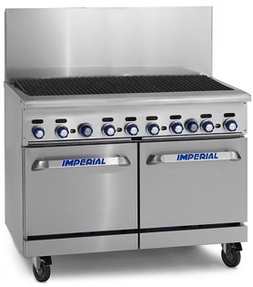 Imperial Broiler, 48”, (2) 20” Ovens