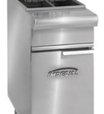 Imperial Fryer, (2) 25 lbs Capacity, S/S Tube Fired Fry Pot