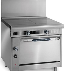 Imperial Range, (4) Burners, (1) 18” Conv. Oven, 36”