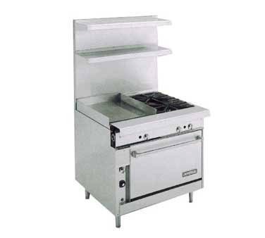 Imperial Range, (4) Burners, (1) 12” Heat Top Oven, 36”