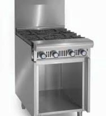 Imperial Range, (4) Burners, (1) 12” Heat Top Storage Base, 36”