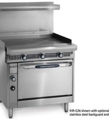 Imperial Range, 36” Griddle Top w/Thermostats, (1) Conv. Oven, 36”