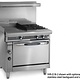 Imperial Range, 18” Griddle Top, 18” Hot Top, (1) Oven, 36”