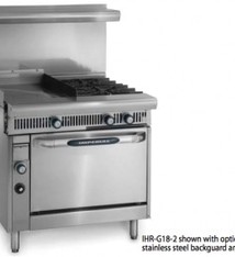 Imperial Range, 24" Griddle, (2) Burners, (1) Storage Base, 36”