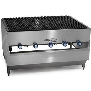Imperial Chicken Broiler, (5) Burners, 48”W x 36”D