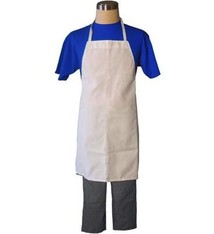 Fortune Full Apron, White