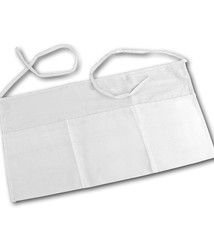 Fortune Apron, Waist, White
