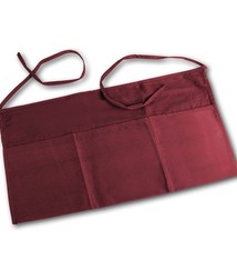 Fortune Apron, Waist, Burgandy