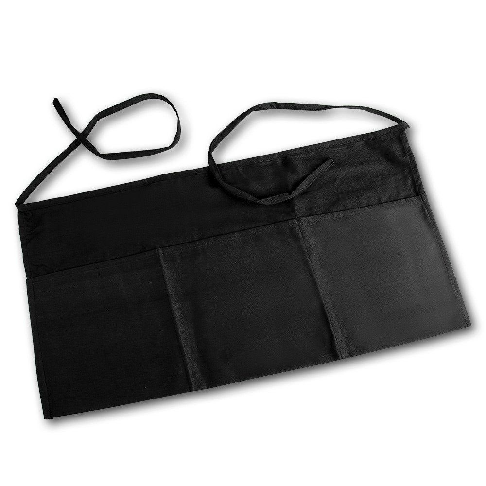 Fortune Apron, Waist, Black