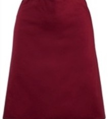 Fortune Apron, Mid-Length, Burgandy