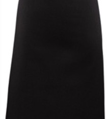 Fortune Apron, Mid-Length, Black