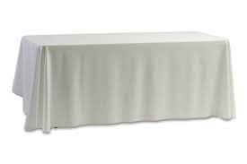 Fortune Rect. Table Cloth, White, 40" x 58"