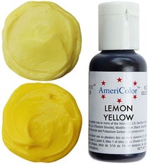 Ateco Color Gel, Lemon Yellow