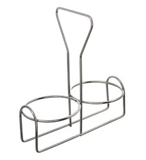 Update International Condiment Jar Holder, 2 Hole