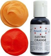 Ateco Color Gel, Electric Orange