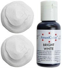 Ateco Color Gel, Bright White