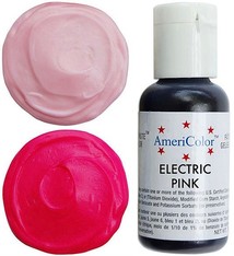 Ateco Color Gel, Electric Pink