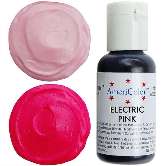 Ateco Color Gel, Electric Pink
