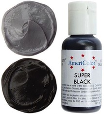 Ateco Color Gel, Super Black