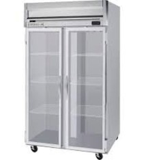 Beverage Air Reach-In Refrigerator, 2 Section, Glass Door, 49 cu.ft.