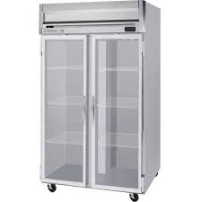 Beverage Air Reach-In Refrigerator, 2 Section, Glass Door, 49 cu.ft.