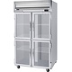 Beverage Air Reach-In Refrigerator, 2 Section, Glass Doors, 49 cu.ft.