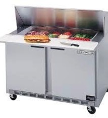 Beverage Air Sandwich Unit, 2 Sect., 10 Pan, 48", 13.9 cu.ft.