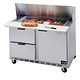 Beverage Air Sandwich Unit, 2 Drawer, 48", 1 Door, (12) 1/6 Pans