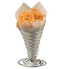 American Metalcraft Conical Basket, 5" x 8" High