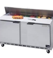 Beverage Air Sandwich Unit, 2 Sect., 16 Pan, 60", 17.1 cu.ft.
