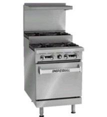 Imperial Range, (4) Step Up Burners, 24” x 37-1/2” x 40”