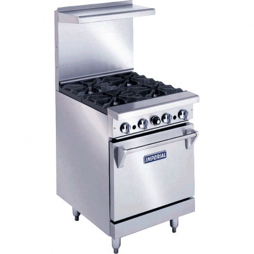 Imperial Range, (4) Burners, (1) 20"W Oven, 56.49”Wide