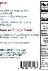 Country Home Creations NO BAKE RASPBERRY BLISS CHEESECAKE MIX