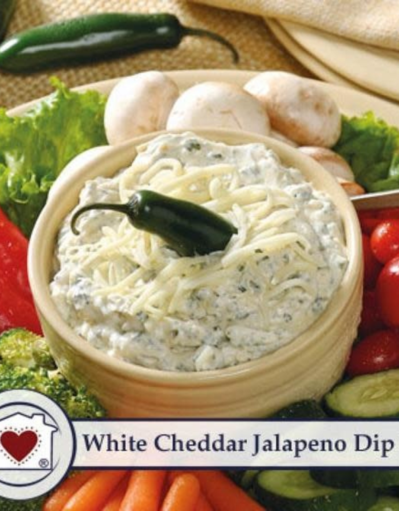 Country Home Creations WHITE CHEDDAR JALAPENO DIP MIX