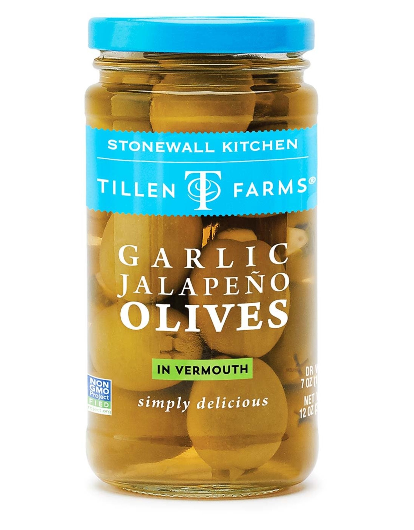 Stonewall Kitchen GARLIC JALAPENO OLIVES