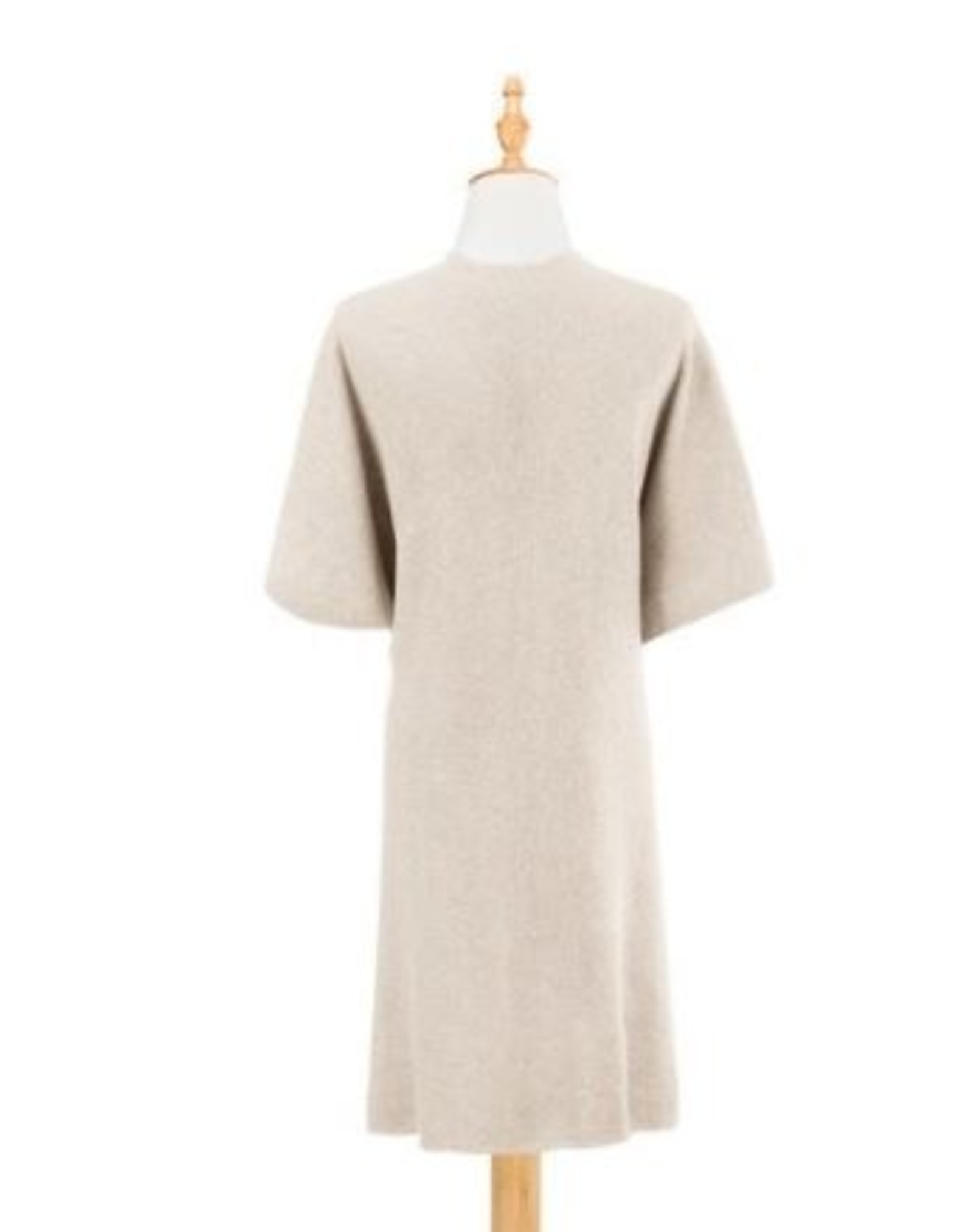 TAUPE RECYCLED KNIT DUSTER - Schoolhouse Earth