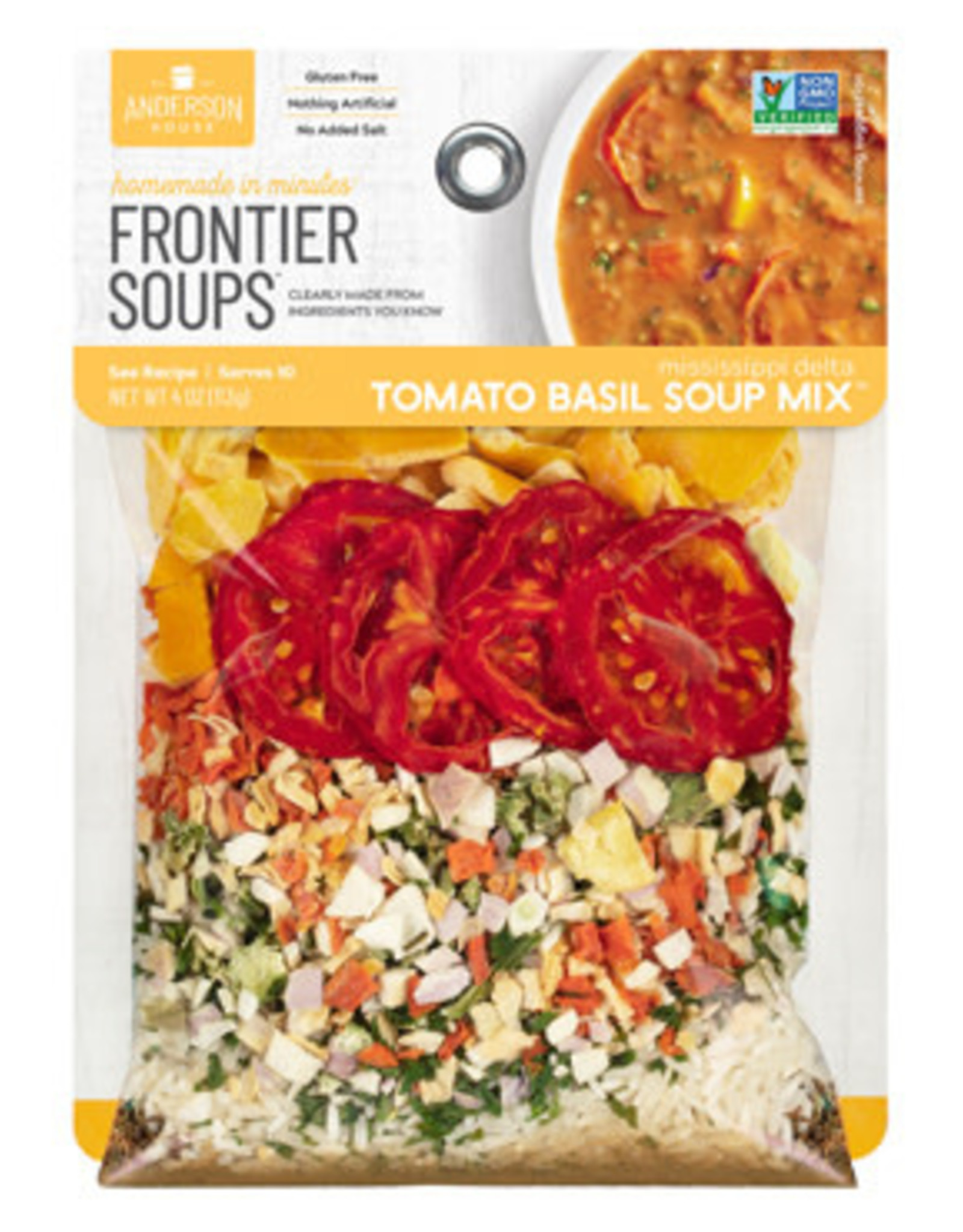 Frontier Soups MISSISSIPPI DELTA TOMATO BASIL SOUP MIX