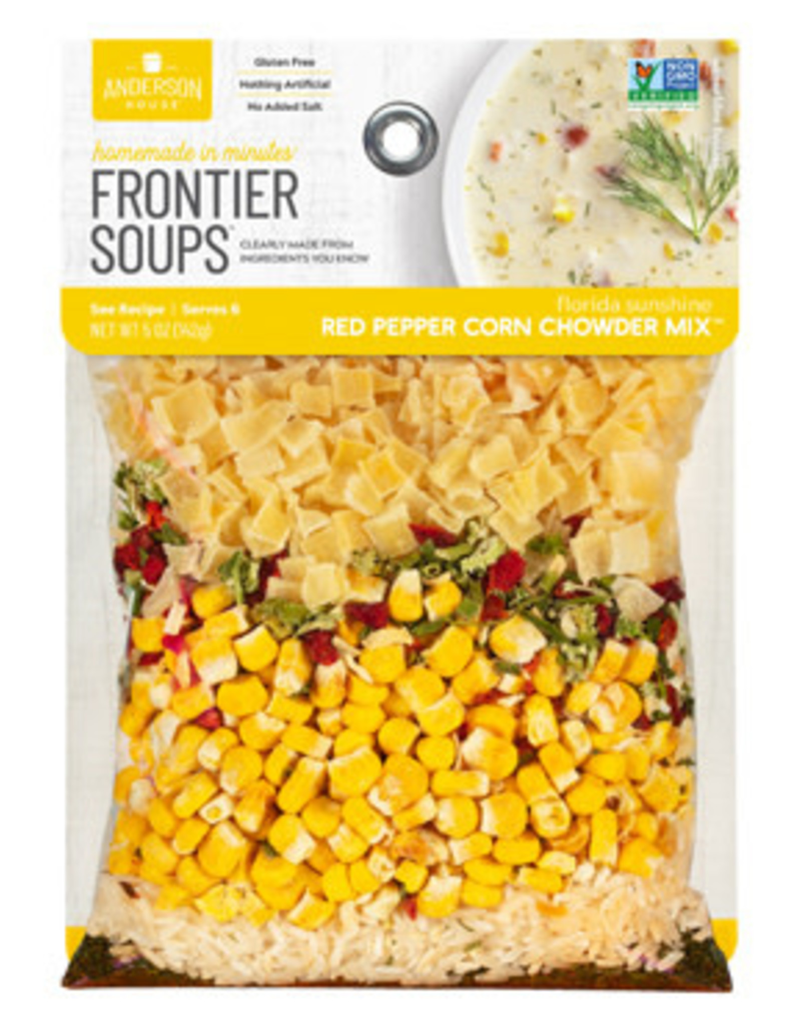 Frontier Soups FLORIDA SUNSHINE RED PEPPER CORN CHOWDER