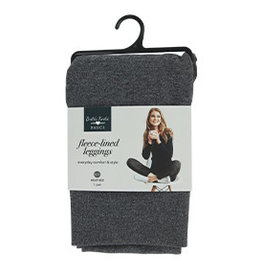 DM Merchandising GRAY FLEECE LEGGINGS